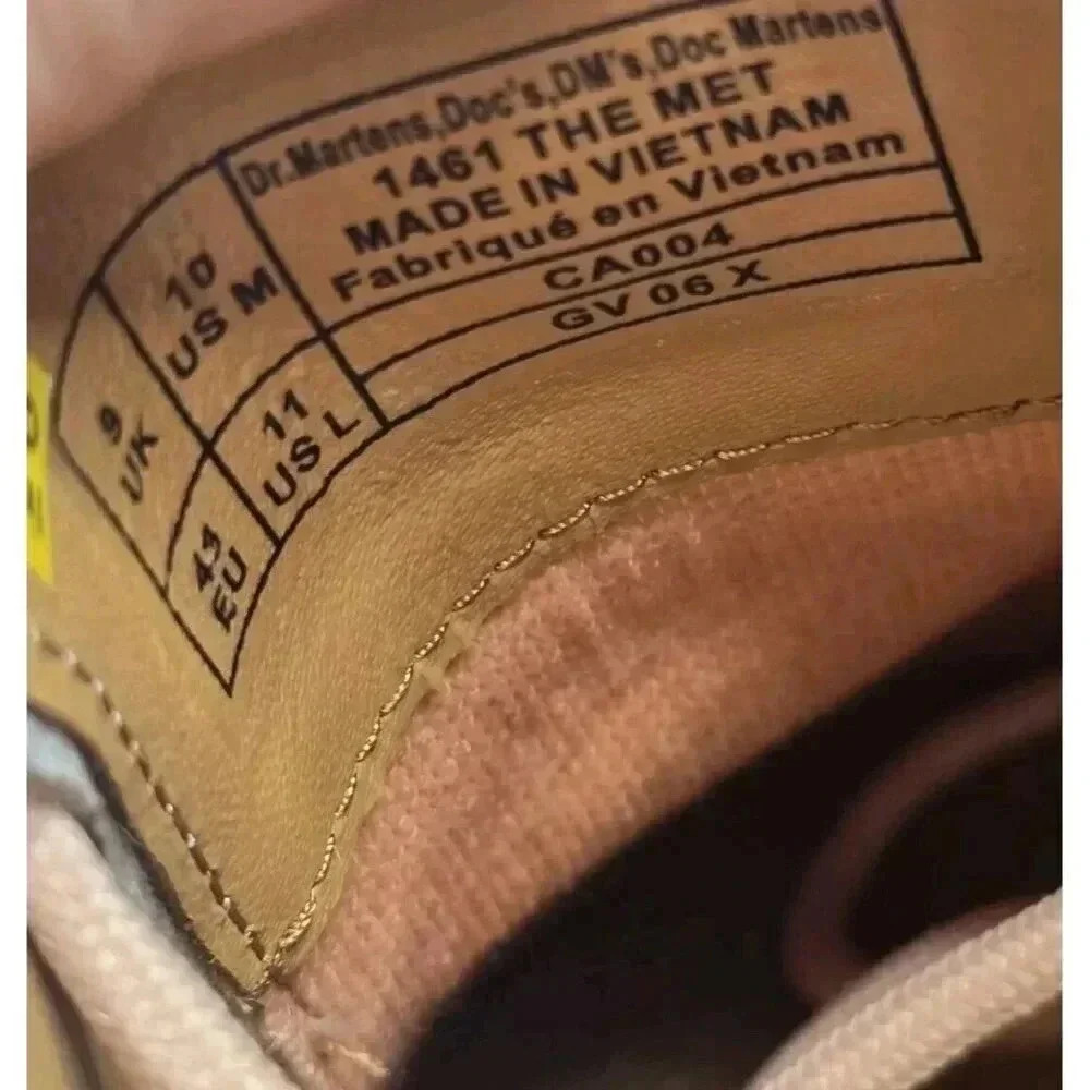 Unisex Oxfords Dr. Martens 1461 The Met-Fuji (M10/W11) Never Worn! - Picture 9 of 16